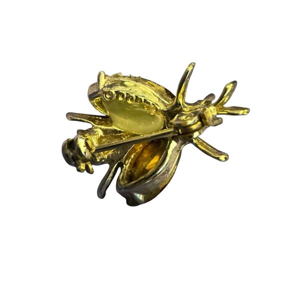 Not available Dodds Vintage Insect Bug Bee Rhinestone Brooch Pin - Picture 3 of 4